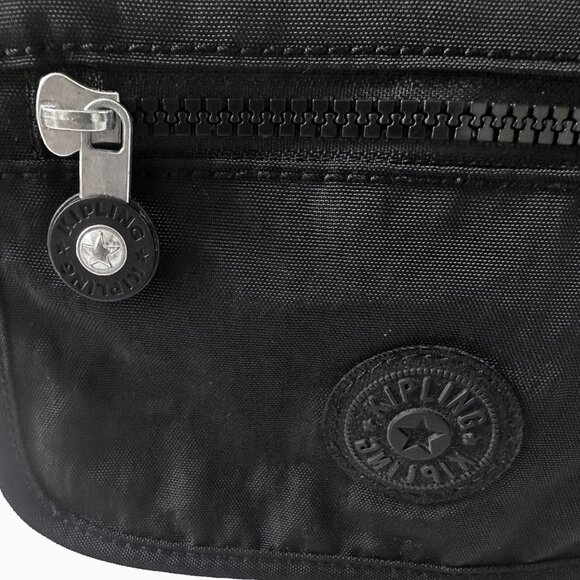 Kipling Sabian Mini Crossbody Bag Black Noir Everyday Essential Travel City Y2K - Picture 7 of 9